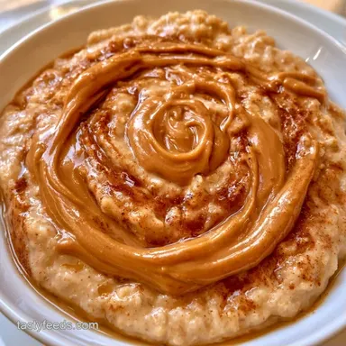 Peanut Butter Banana Oatmeal: 10 Mins Recipe Card