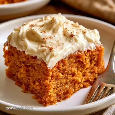 Pumpkin Bars in 40 Minutes Recipe Card