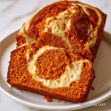 Pumpkin Bread with Cream Cheese for 10 Recipe Card