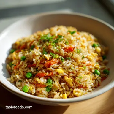 Fried Rice: Restaurant Style in 15 Minutes Recipe Card