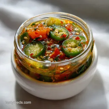 Pickle De Gallo Recipe for Canning in 20 Minutes Recipe Card