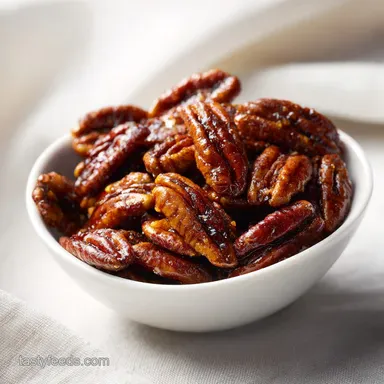 Candied Pecans Recipe with Shattering Crust in 55 Minutes Recipe Card