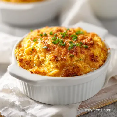 Cheesy Squash Casserole with Golden Cracker Crust in 45 Minutes Recipe Card