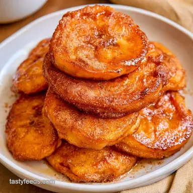Spiced Banana Fritters in 20 Minutes Recipe Card