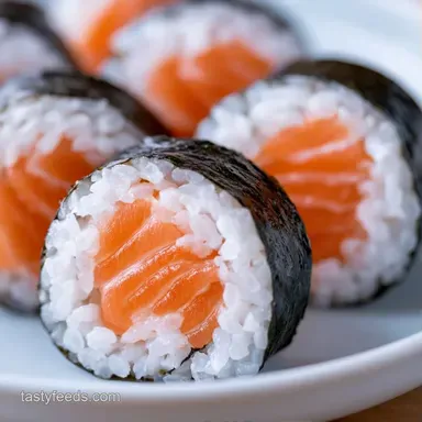 Sushi Roll Fillings for 7 Rolls Recipe Card