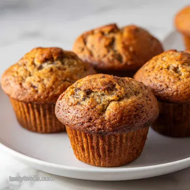 Vegan Banana Muffins Recipe: Moist, 30 Min Recipe Card