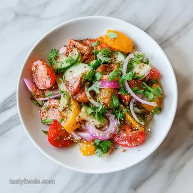 Vegetable Chaat Salad in 15 Minutes Recipe Card