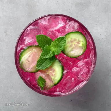 Watermelon Cucumber Lime Juice: Frosty Recipe Card
