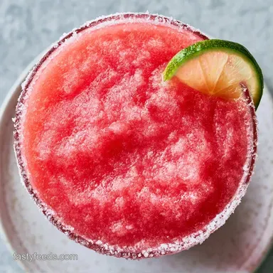 Watermelon Margarita in 10 Minutes Recipe Card