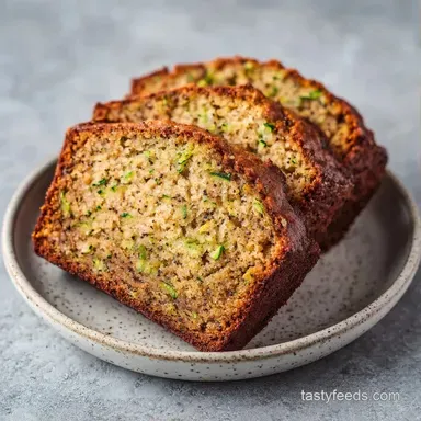 Zucchini Banana Loaf with Sour Cream Recipe Card