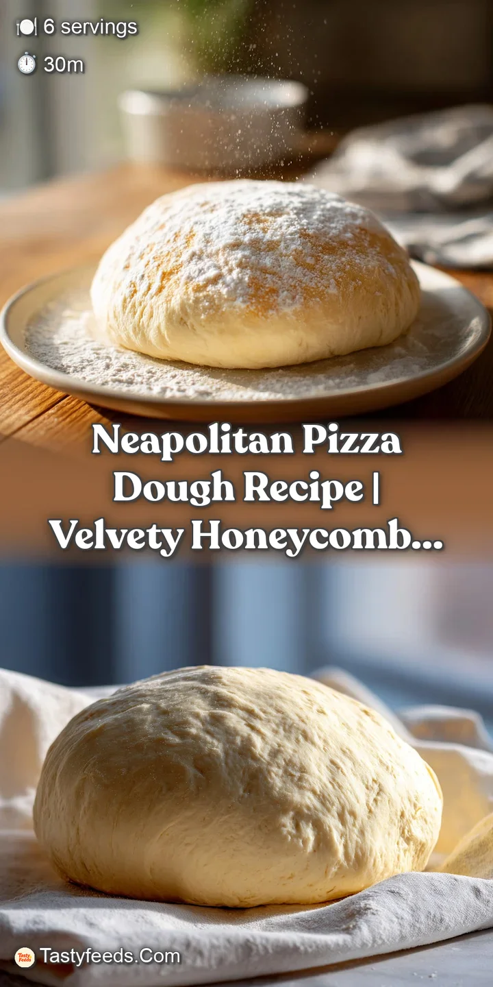 Close-up of a bubbling, blistered pizza crust with melted mozzarella, glistening tomato sauce, and aromatic basil, hinting...