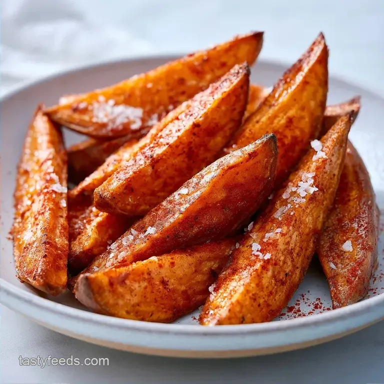 Crispy Air Fryer Sweet Potato Wedges: Ultra Crunchy