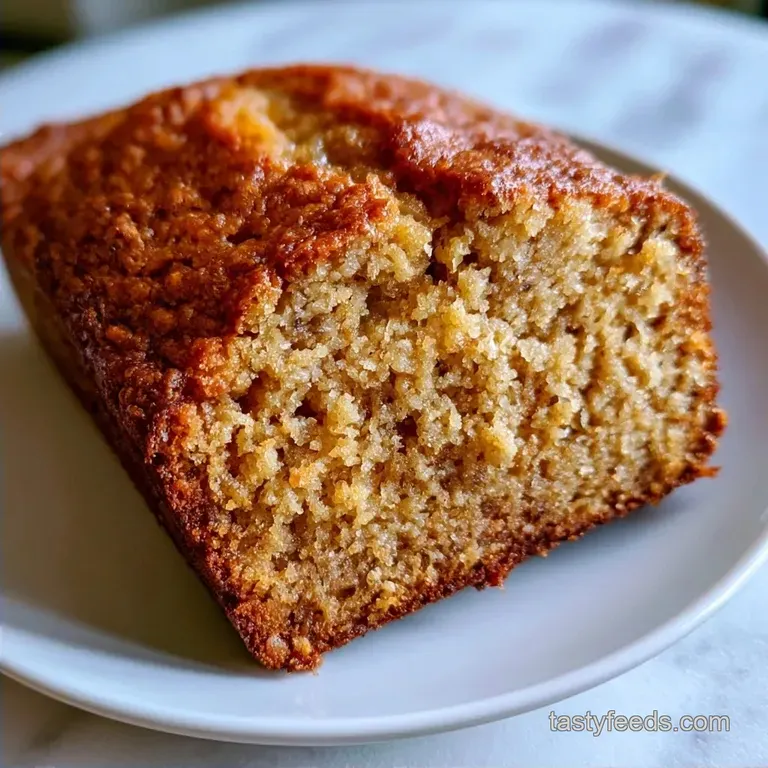 Moist Almond Flour Banana Bread