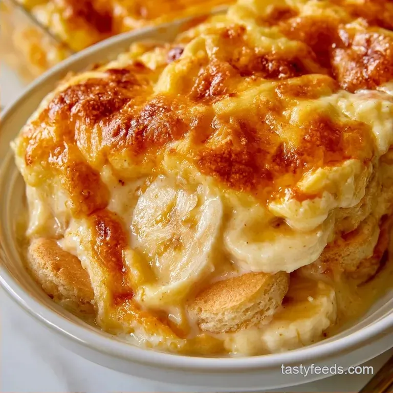 Old Fashioned Southern Baked Banana Pudding