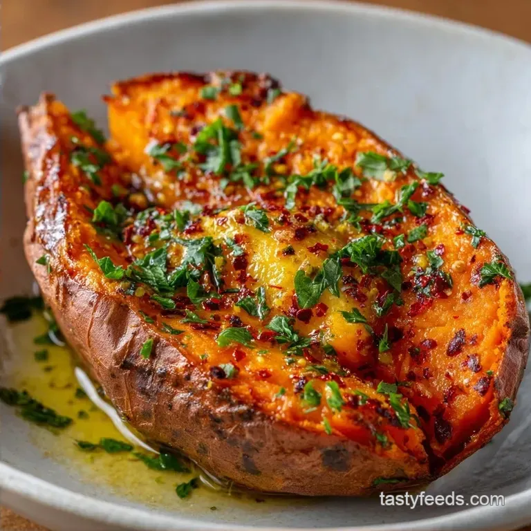 Baked Sweet Potato: Velvety and Rich