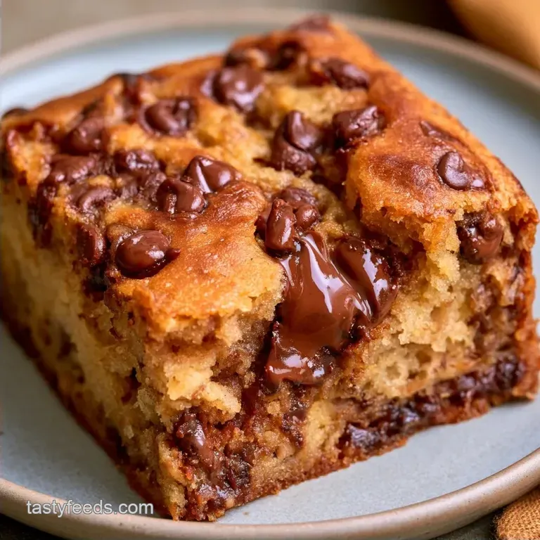 Banana Chocolate Chip Cake with Overripe Bananas