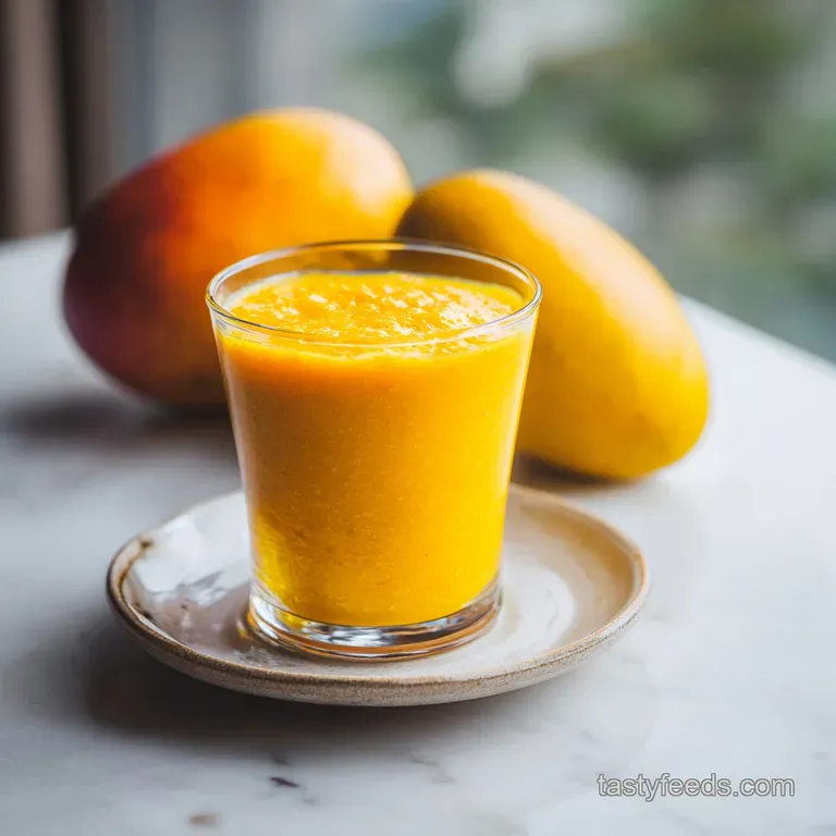 The Best Mango Smoothie: Creamy and Tropical