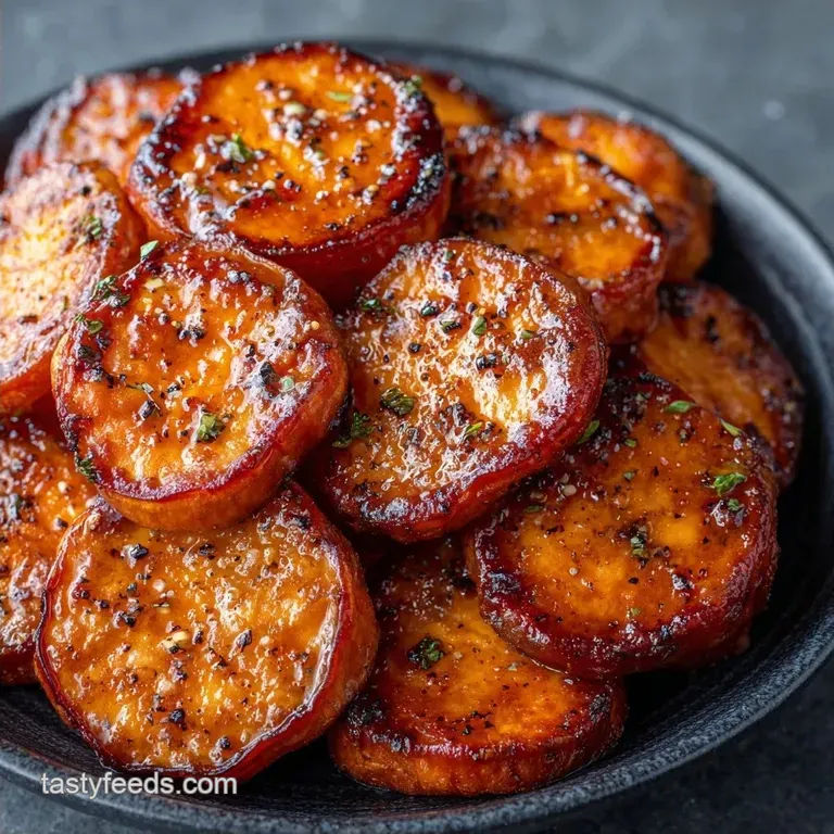 Easy ButterRoasted Sweet Potatoes Recipe: Caramelized