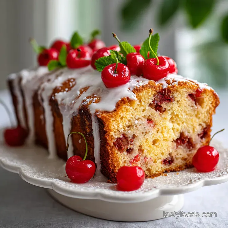 Homemade Cherry Chip Cake Recipe