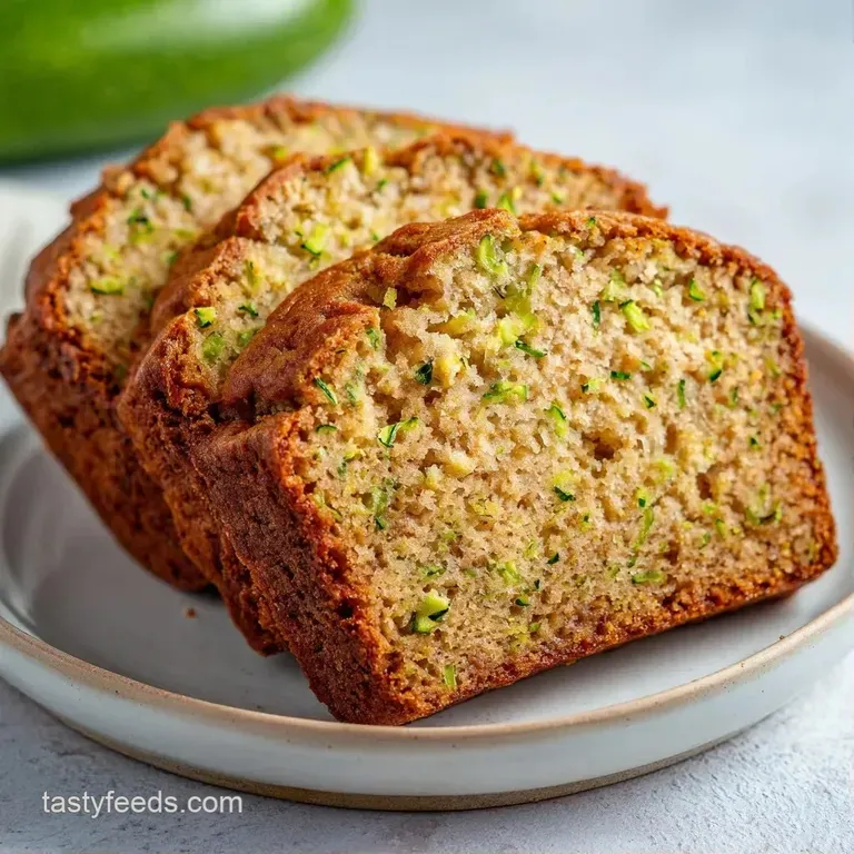 A thick slice of warm, golden loaf topped with melting butter on a white plate beside a sprig of fresh mint