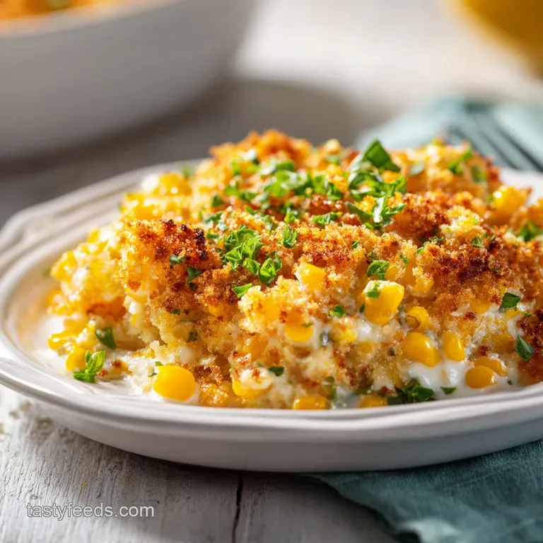 Corn and Squash Casserole Recipe With Panko