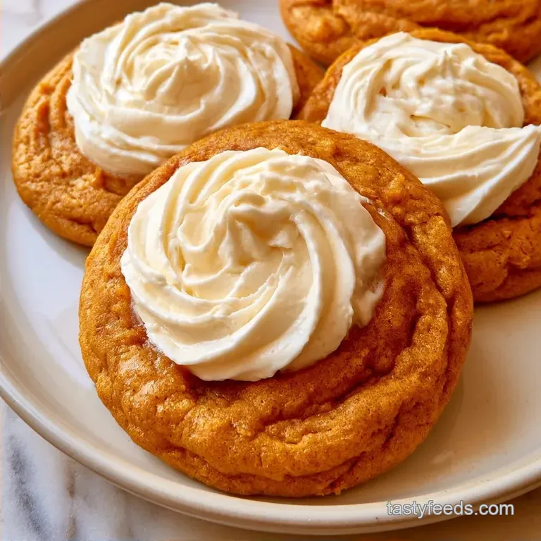 Cream Cheese Frosted Pumpkin Cookies in 25 Minutes