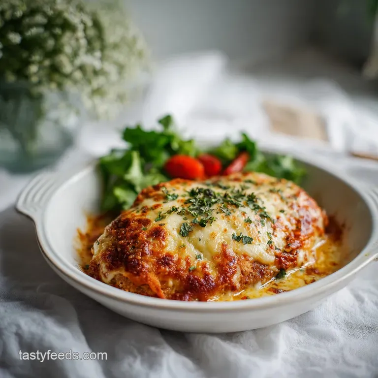 Baked Chicken Parmesan: Shatter Crisp