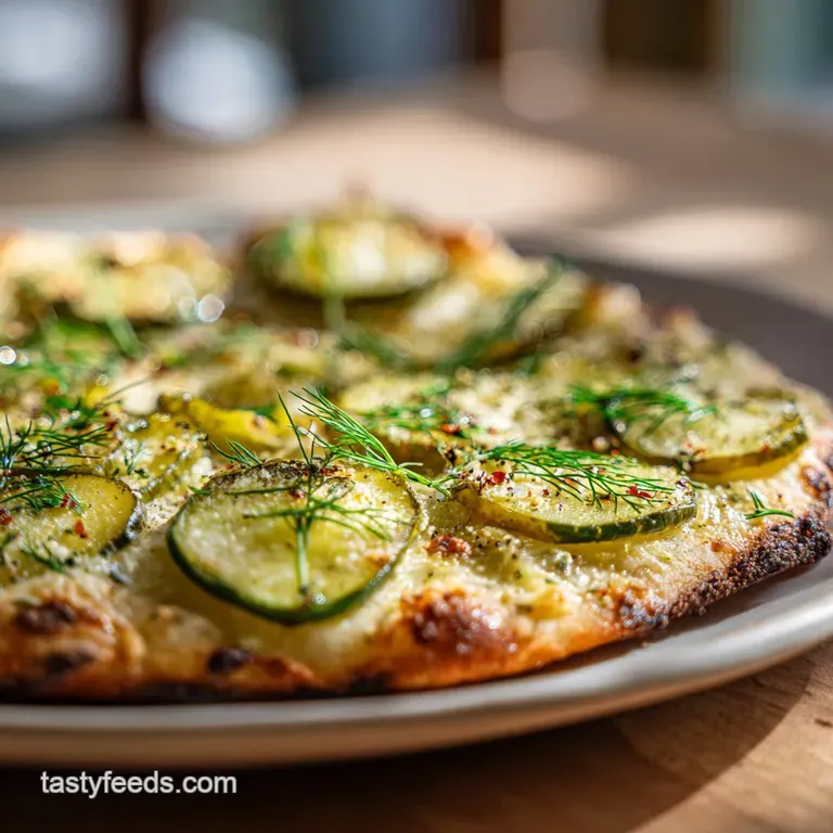 Dill Pickle Pizza Recipe 2: Garlicky Snap