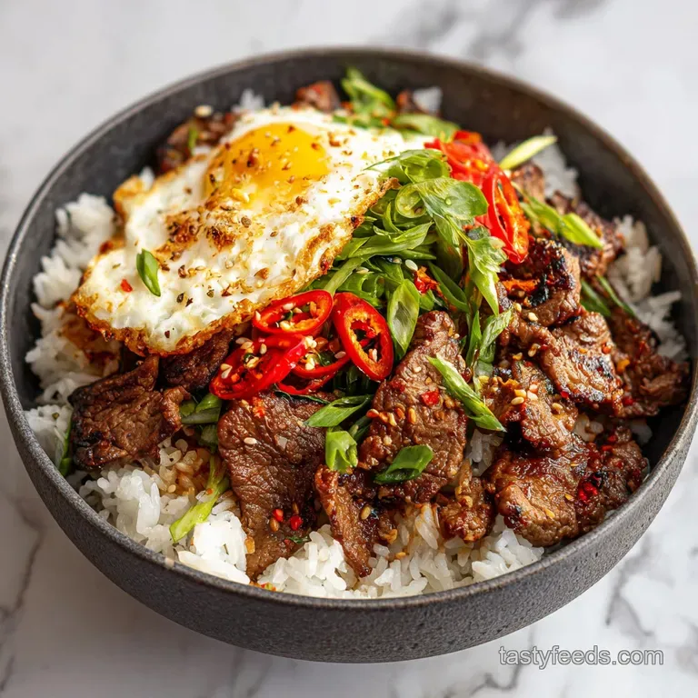 Easy Beef Bulgogi Bowls Recipe