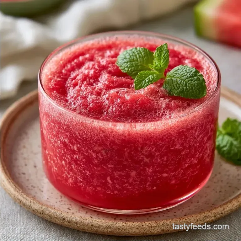 Easy Homemade Watermelon Juice: Crisp and Refreshing