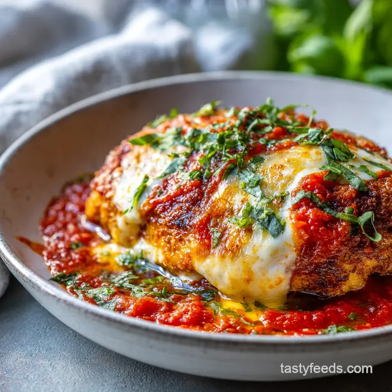 Easy Keto Chicken Parmesan: Crispy and Low Carb