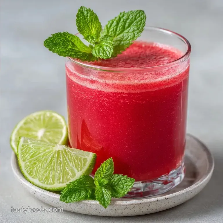 Easy Mixed Fruit Watermelon Juice: Refreshing and Tangy