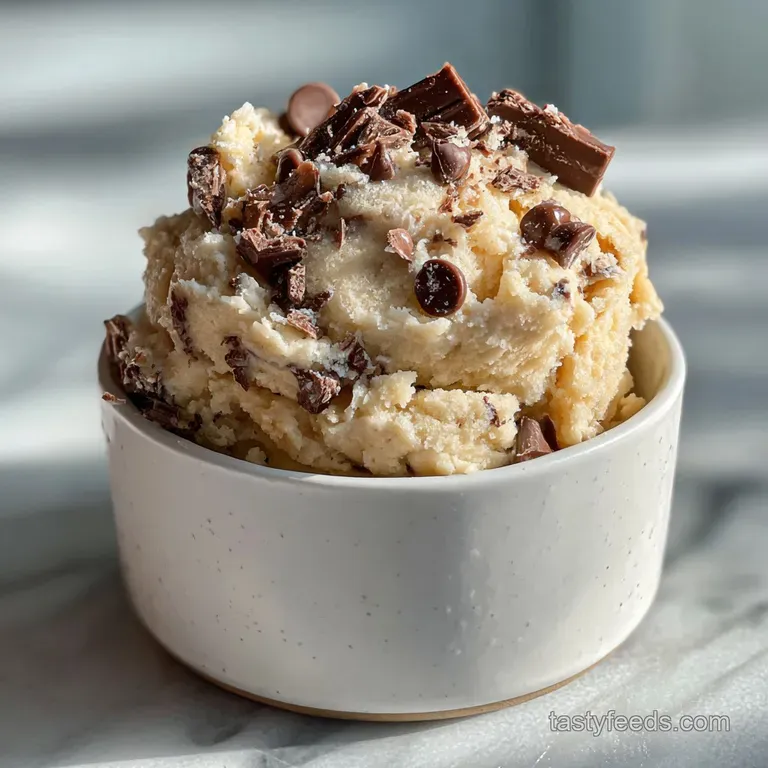 Edible Cookie Dough Recipe For One: Silky Treat
