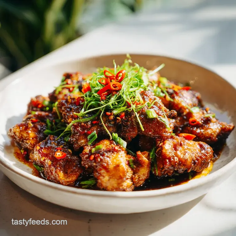 Dragon Chicken Fiery Flavorful Dish