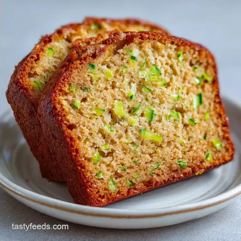 Food Processor Zucchini Banana Bread: Velvety and Moist