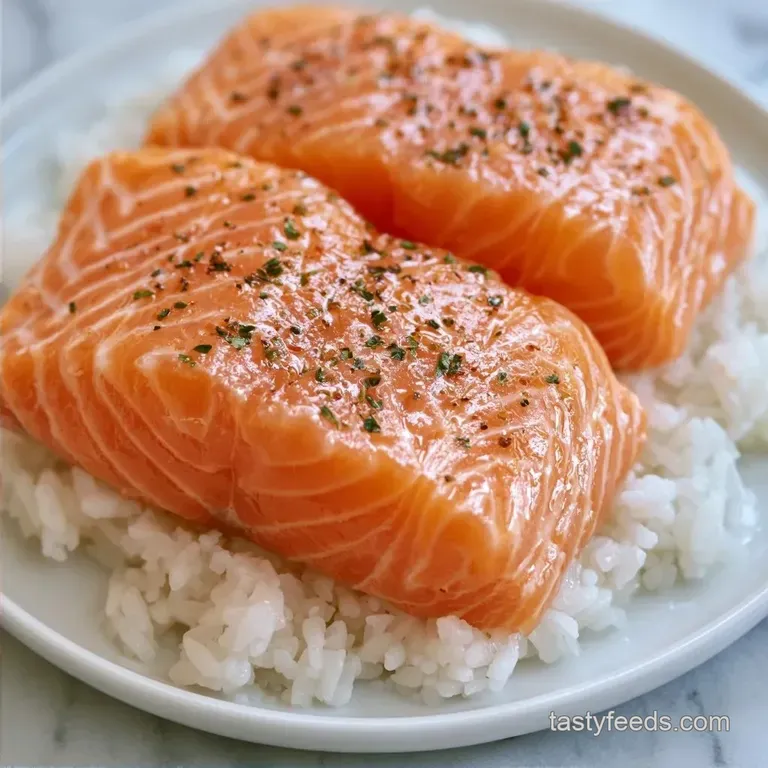 Fresh Raw Salmon Sushi: Restaurant Quality