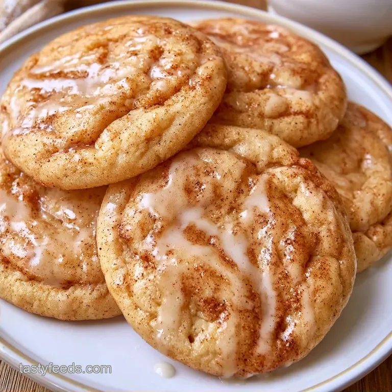 Glazed Apple Cookies: Soft and Spiced