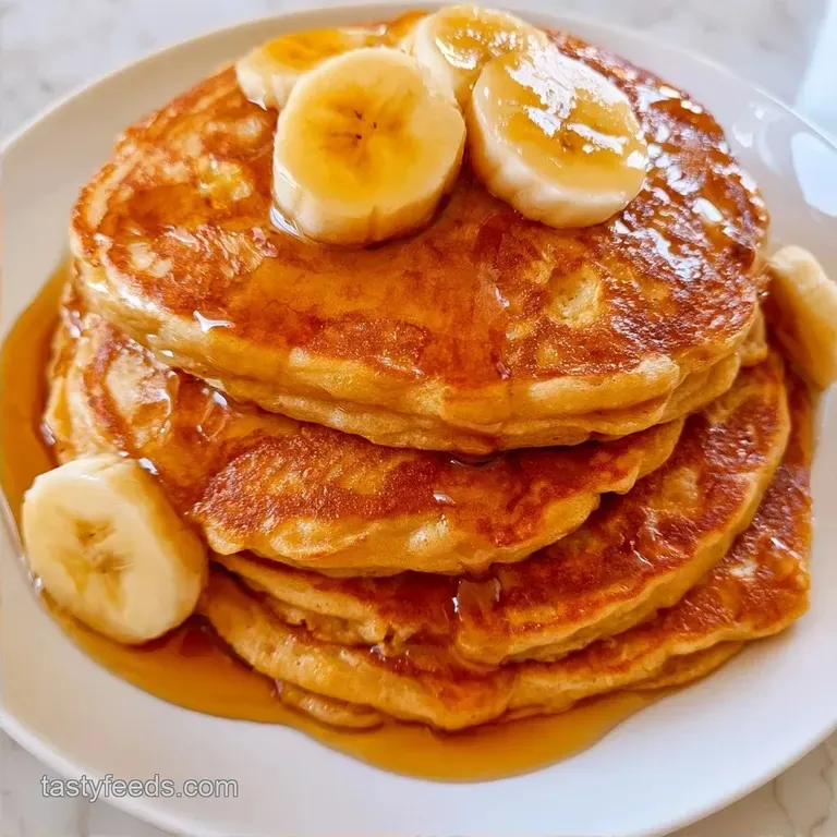 Fluffy Gluten Free Banana Pancakes