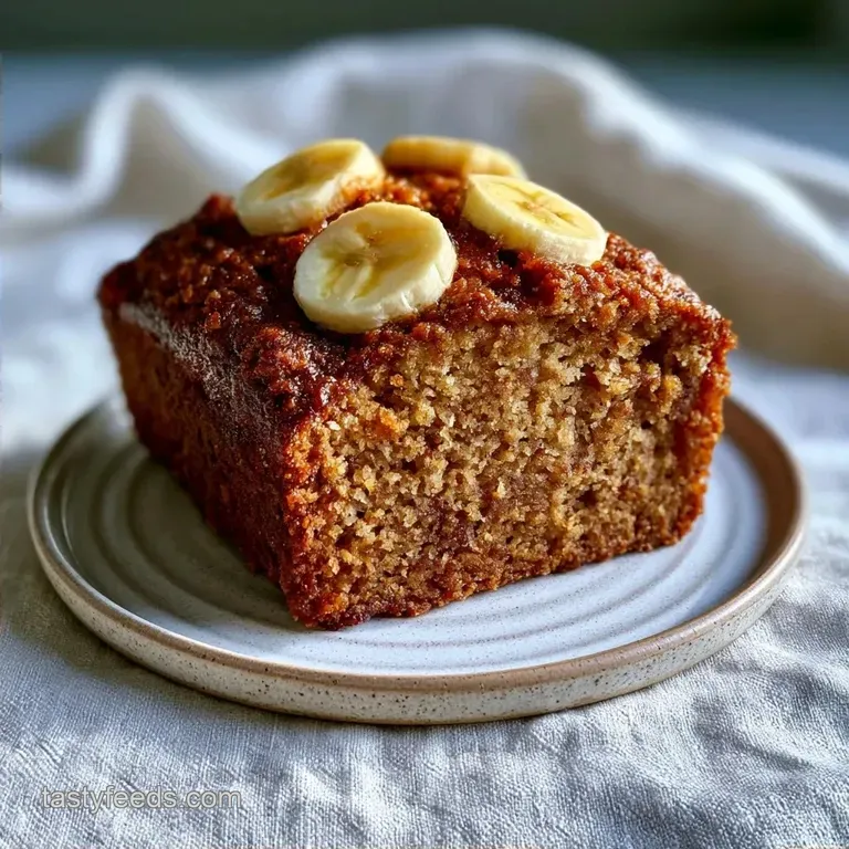 Moist Healthy Banana Bread Recipe