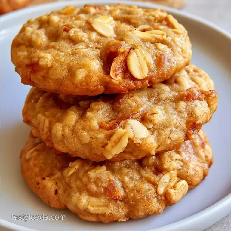 Healthy Banana Cookies with Oats