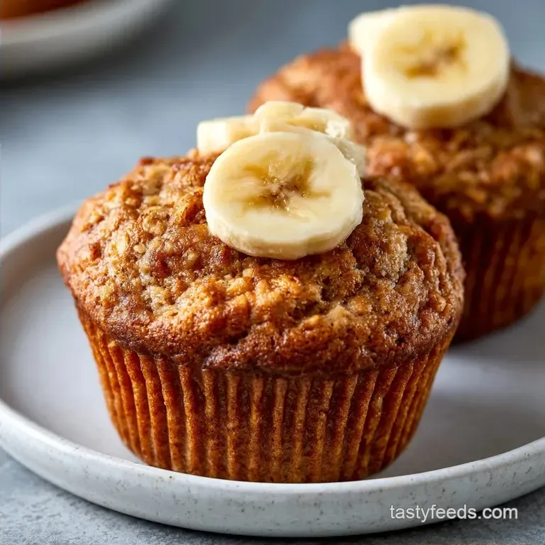 Banana Muffins with Greek Yogurt