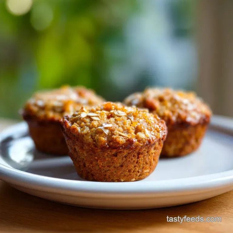A stack of golden, honey-kissed oat bites displayed elegantly on a rustic wooden board, ready for sharing.