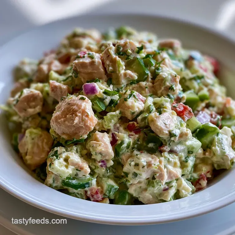 High Protein Chicken Salad: Creamy and Fresh