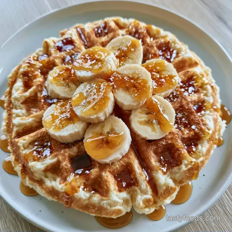 Caramelized Banana Waffles