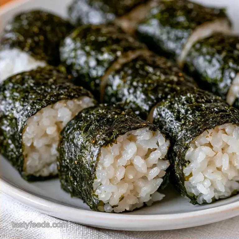 Japanese Maki Rolls with Seasoned Rice