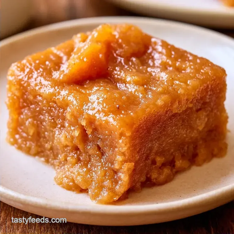 Indian Banana Halwa with Jaggery