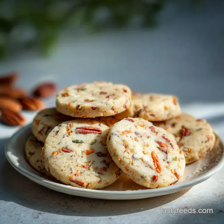 Maple Pecan Shortbread Cookies Recipe
