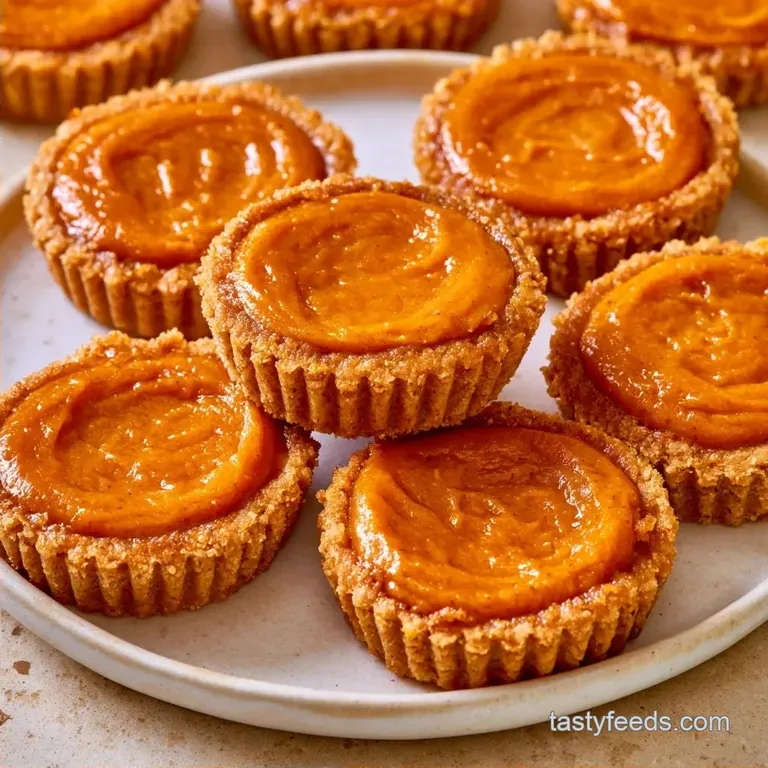Effortless Mini Pumpkin Tarts
