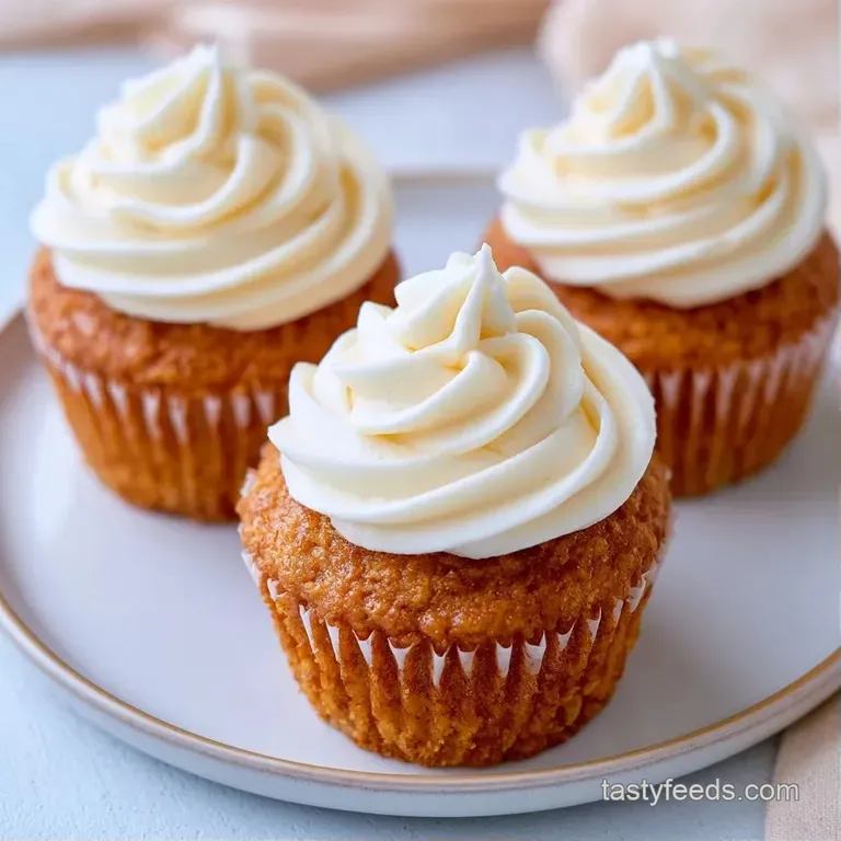 Elegant row of golden cakes with peaked frosting swirls on a white ceramic platter beside linen napkins.