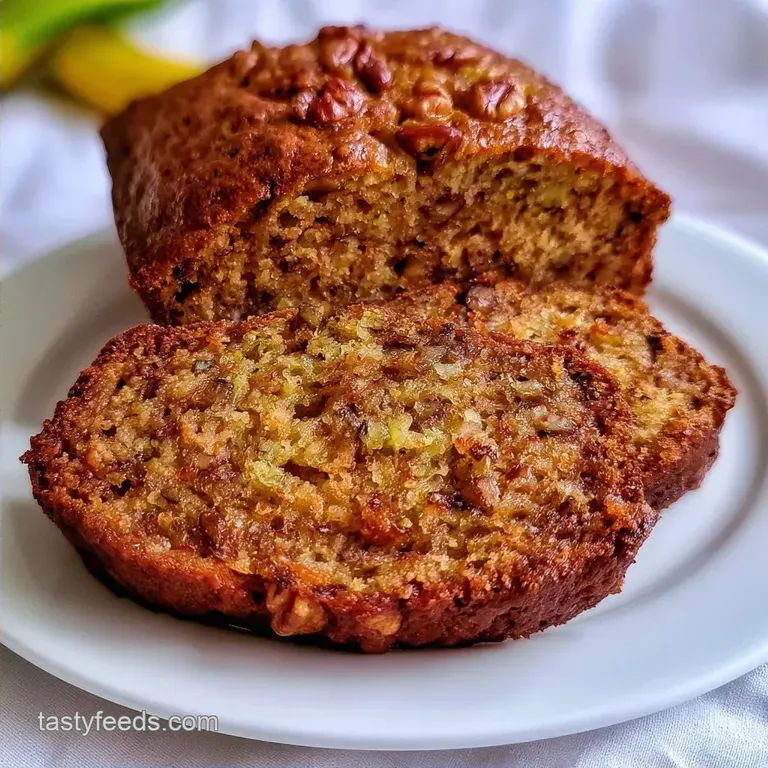 Moist Banana Nut Bread with Sour Cream